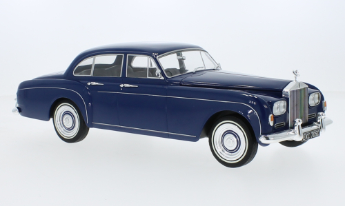 Rolls Royce Silver Cloud III Flying Spur H.J. Mulliner 1965 Donkerblauw - 1:18